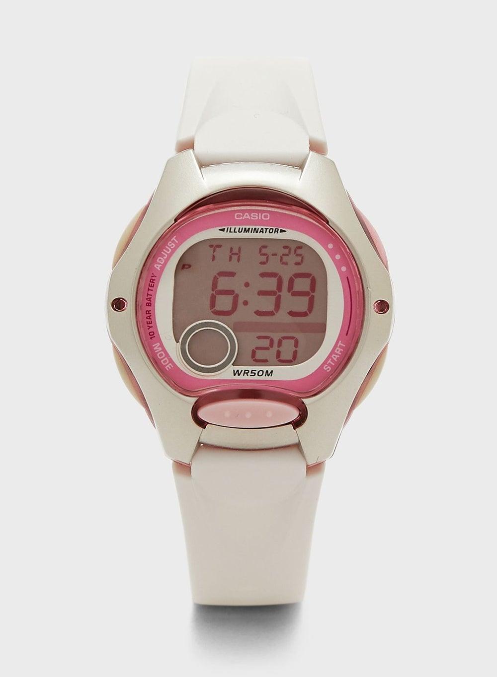 LW 200 7AVDF Slim Digital Watch Black - Image 1