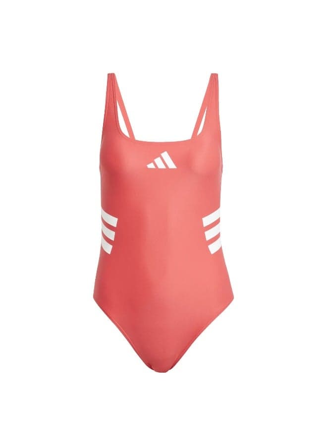 Adidas 3-Stripes U-Back Performance Swimsuit - Image 1