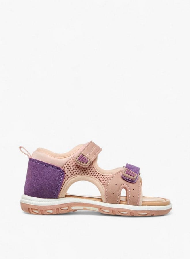 Panelled Pink Sandals 1323B0109 G3 for First Walkers - Image 1