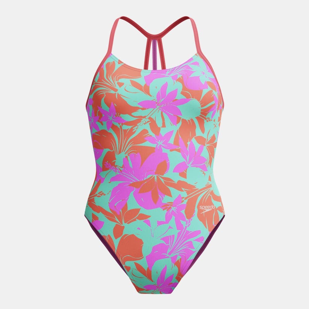 Kids' Allover Print Lane One-Piece Swimsuit - Image 1