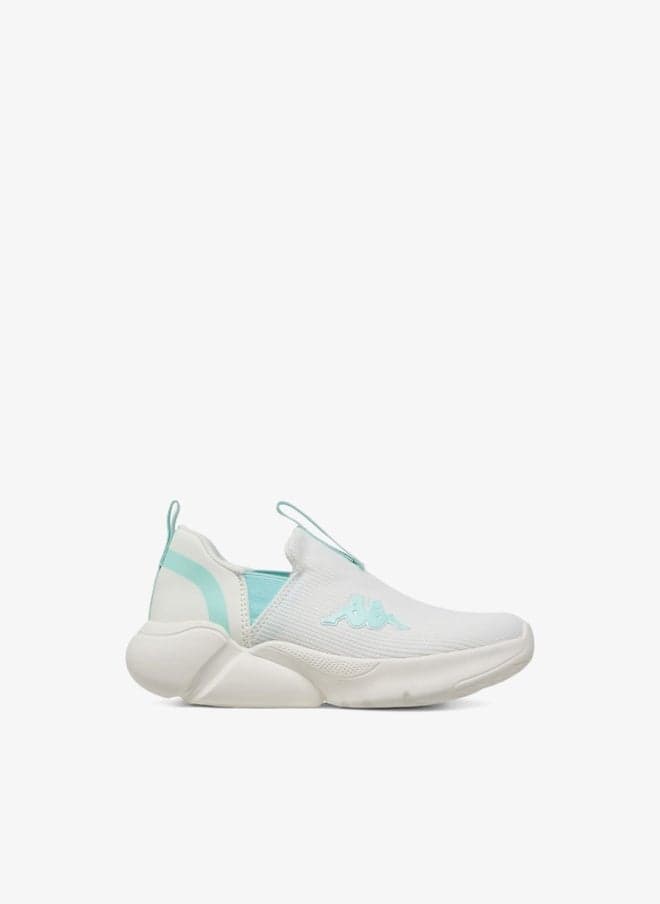 Logo Applique Slip-On Girls Sports Sneakers - Image 1