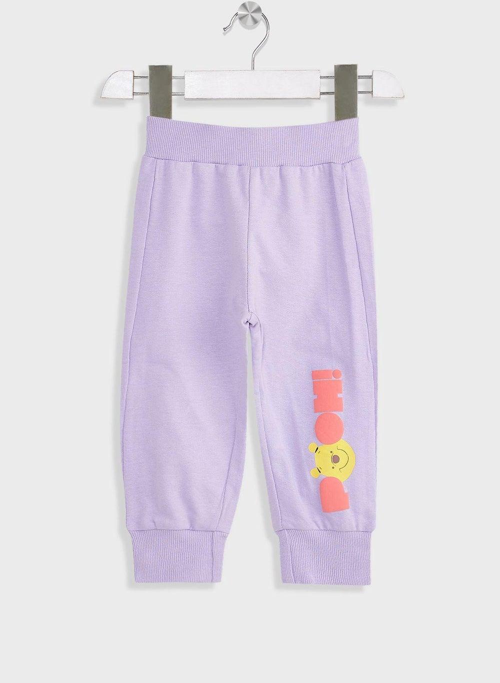Infant Winnie The Pooh Lavender Sweatpants - Image 1