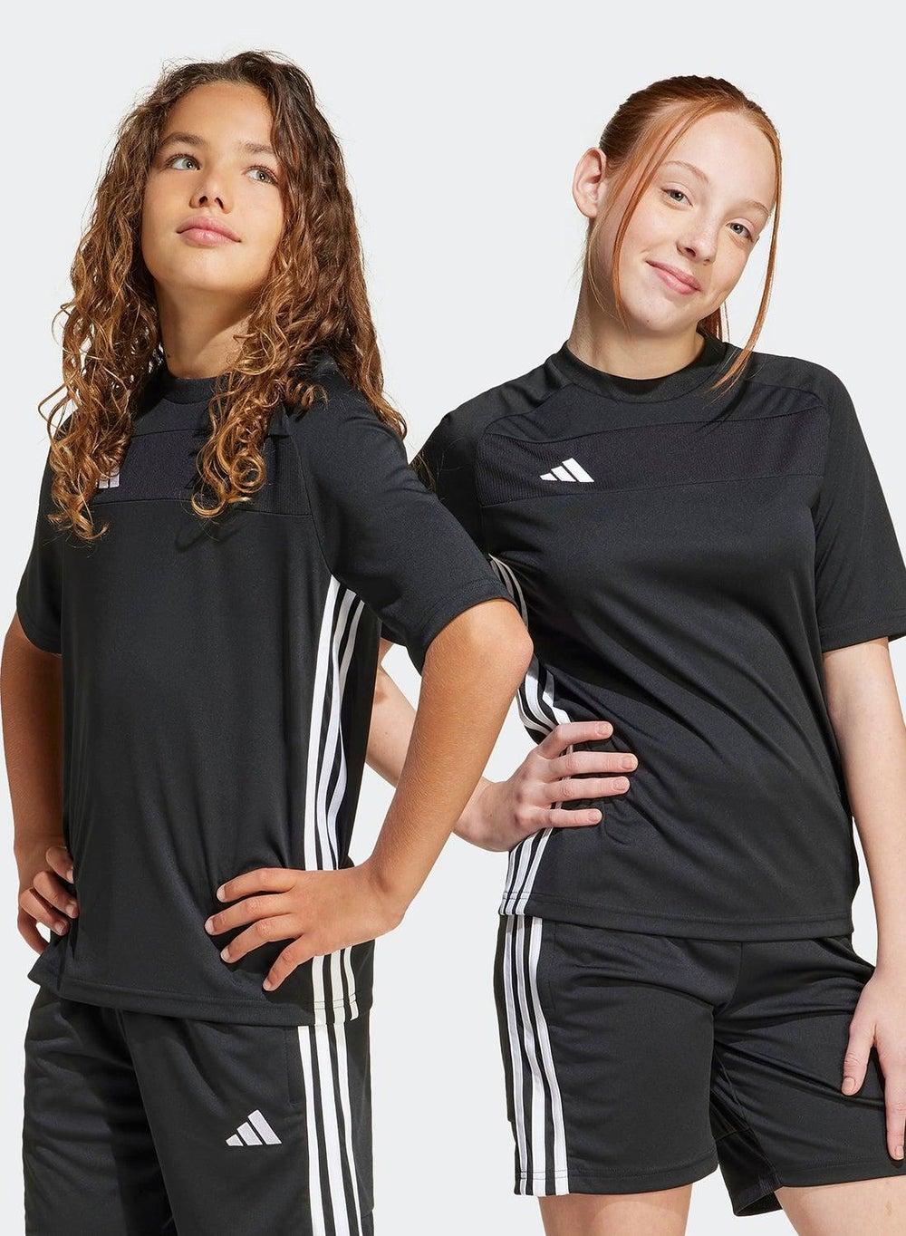 Tiro Es Jsy Y Black Kids Football Jersey 116 - Image 1