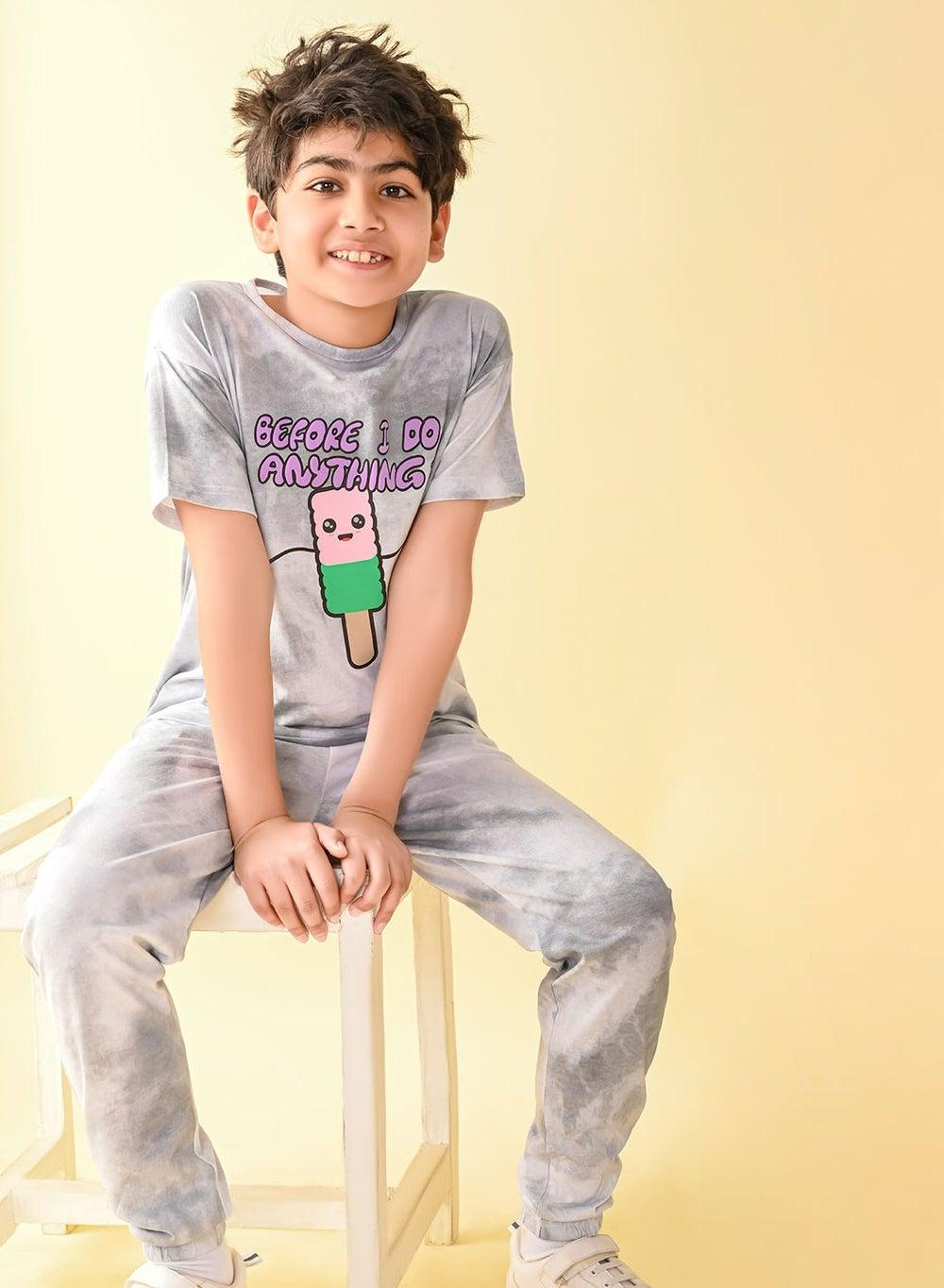 Funky Printed T-Shirt Jogger Set LPGCSS1970 - Image 1