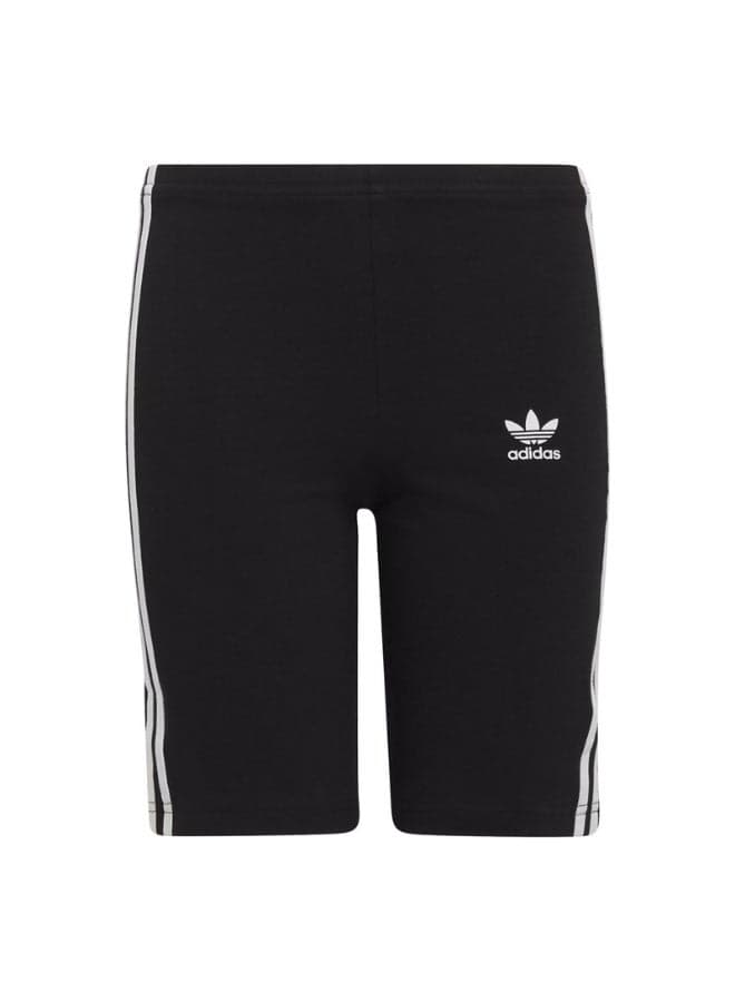 adidas Black Originals Kids Cycling Shorts - Image 1