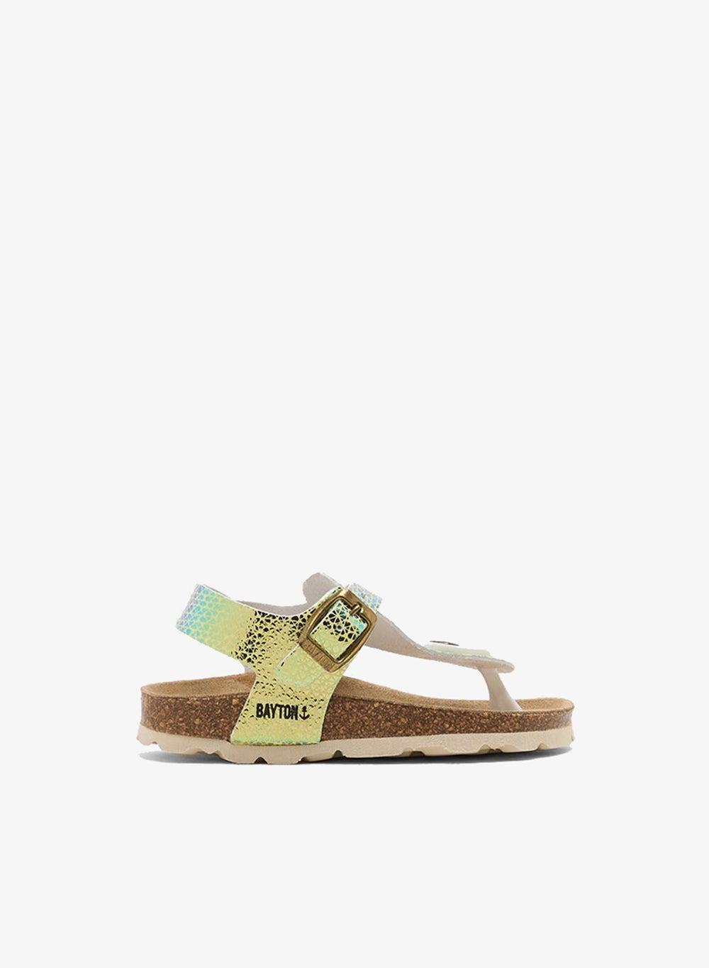 Girls Ankle Strap Slip On Sandals - Image 1