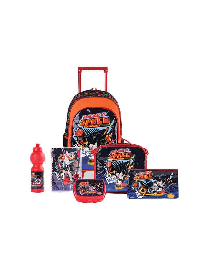 6 In 1 Mickey Mouse Space Patrol Trolley Set 18" - Image 1