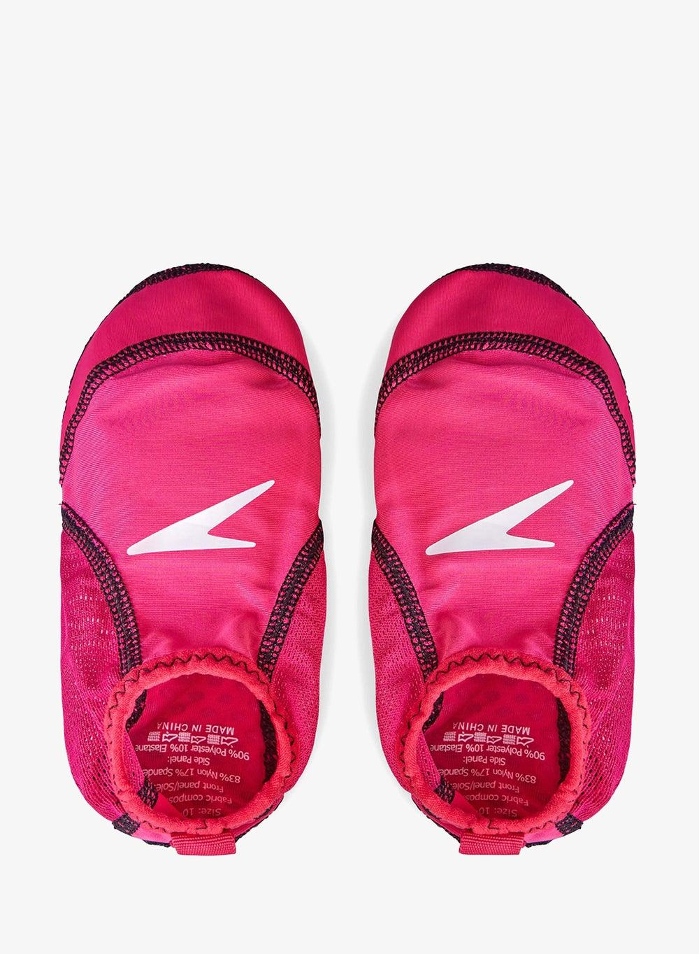 Speedo Kids' Pool Socks Pink Grip Fit - Image 1