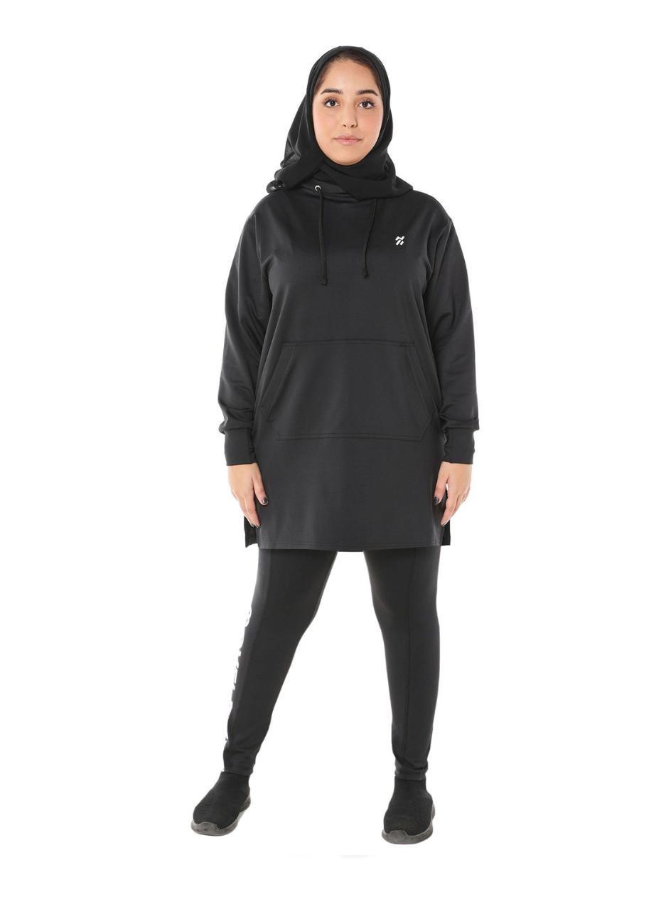Luxury Oversized Plus Size Modest Activewear Hoodie - Image 1