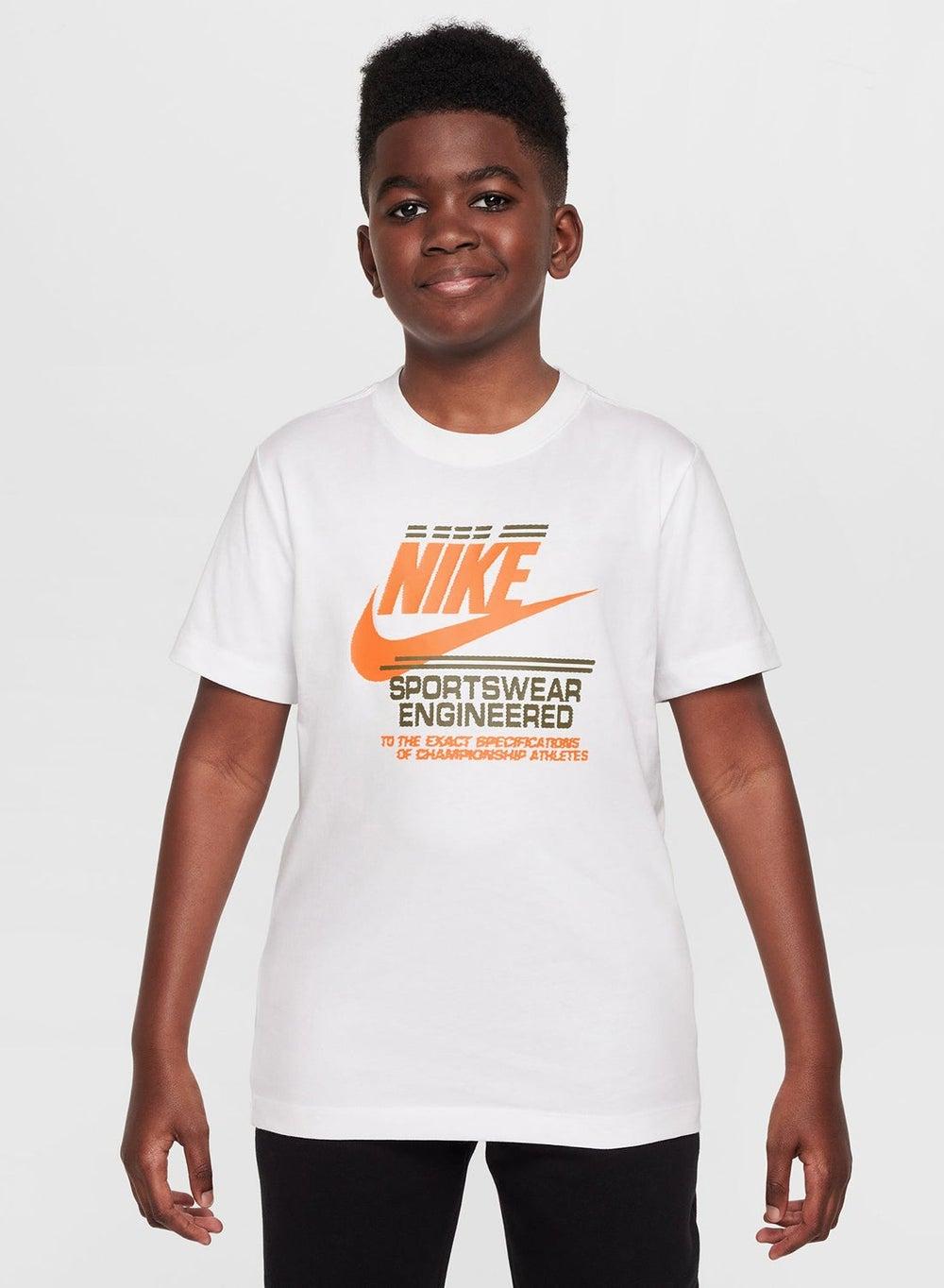Nike NSW Brandmark Futura Logo Cotton T-Shirt - Image 1