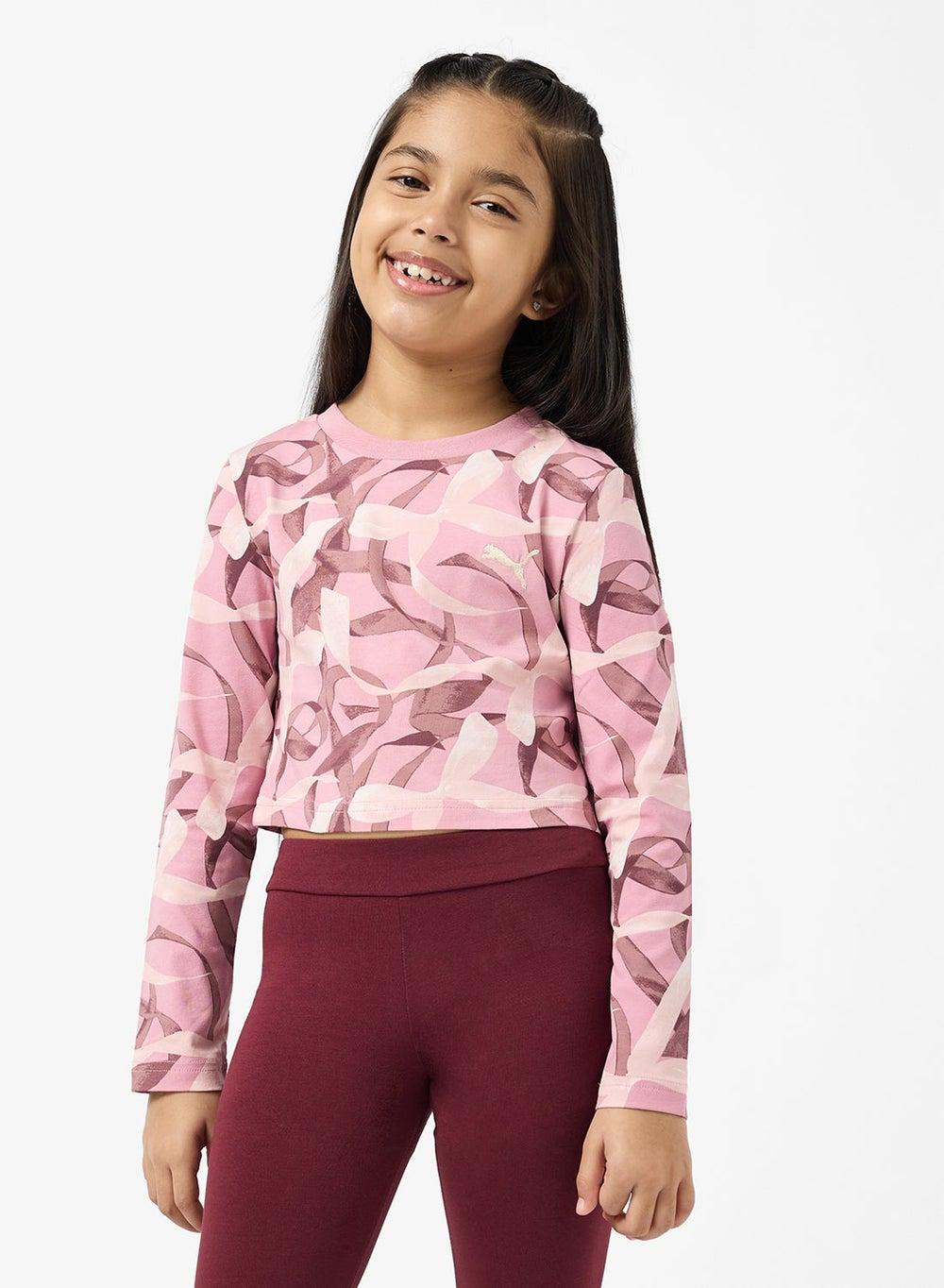 Bowtique AOP Girls Slim Fit T-Shirt - Image 1