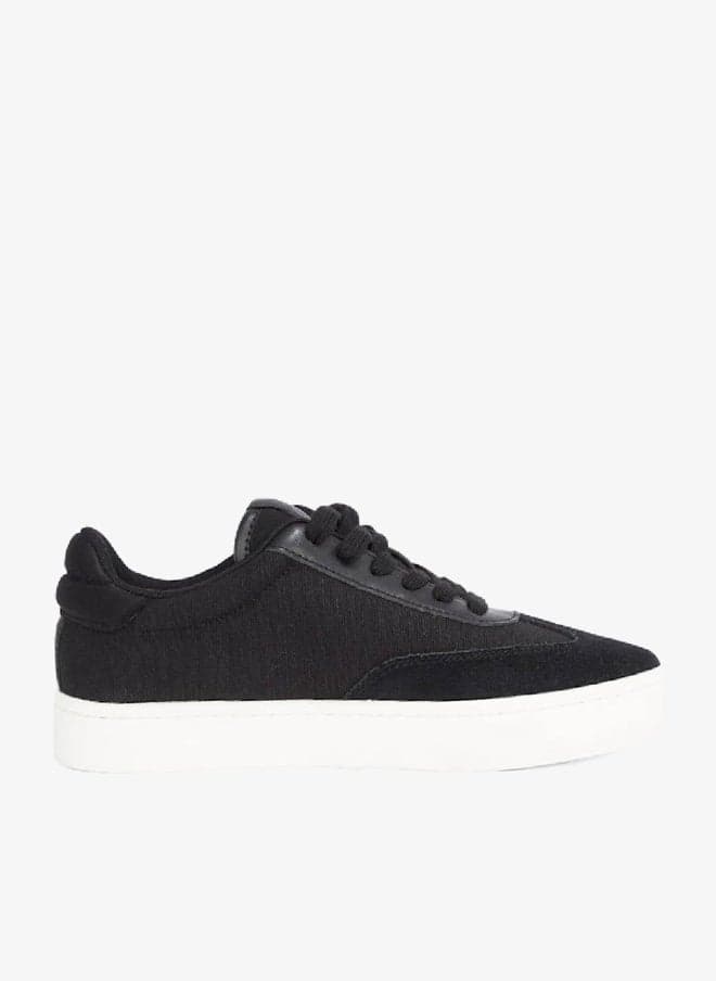 Women’s Classic Cupsole Low Mix Sneakers Black/White - Image 1