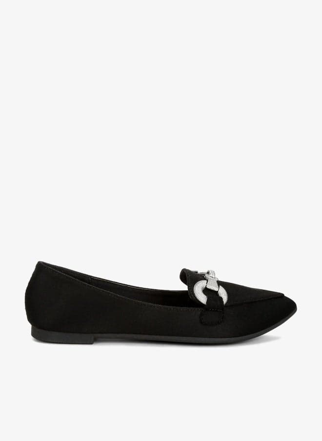 Black Horsebit Flexible Loafers Sh4809 - Image 1