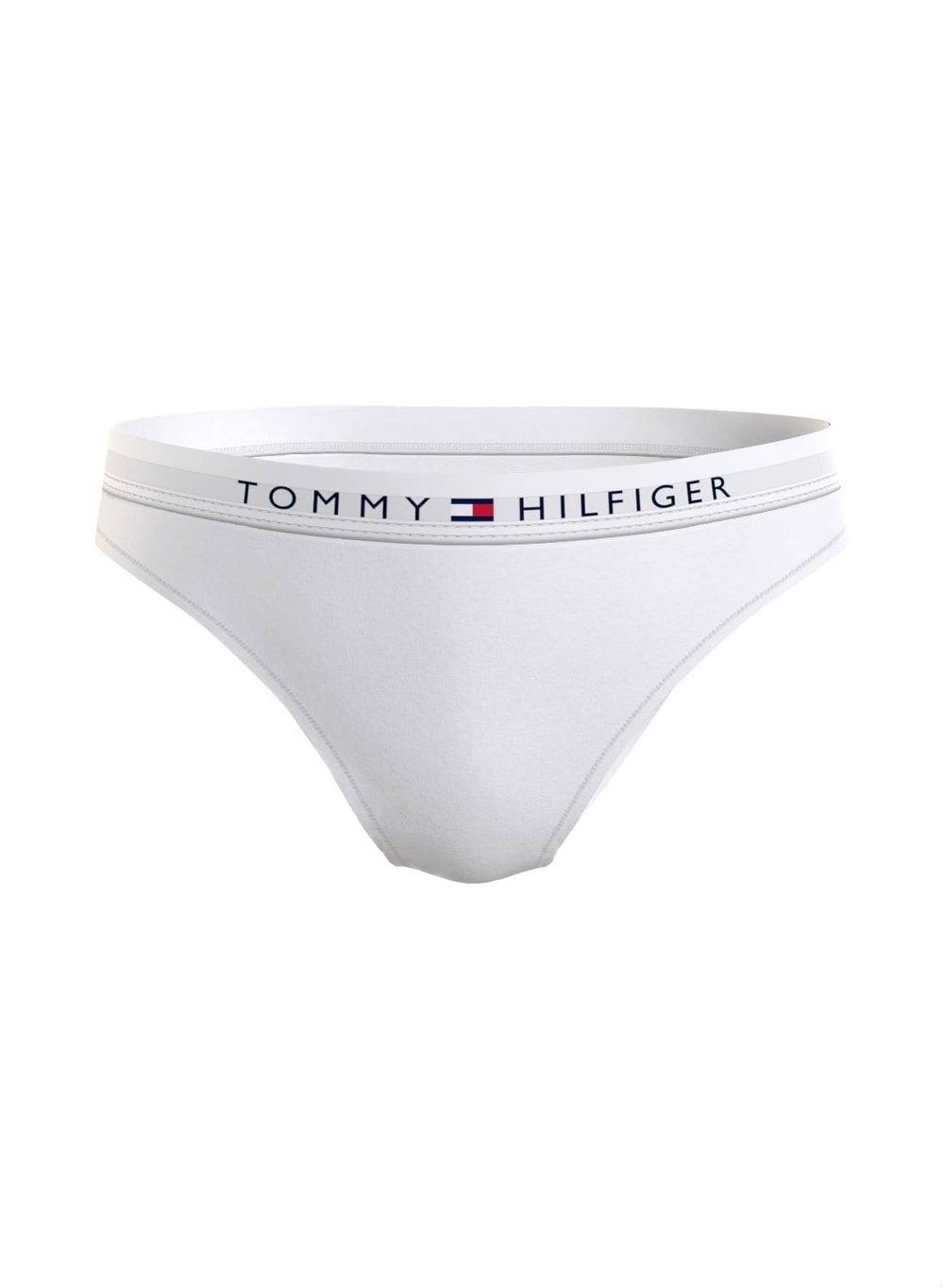 Logo Waistband Bikini Briefs White - Image 1