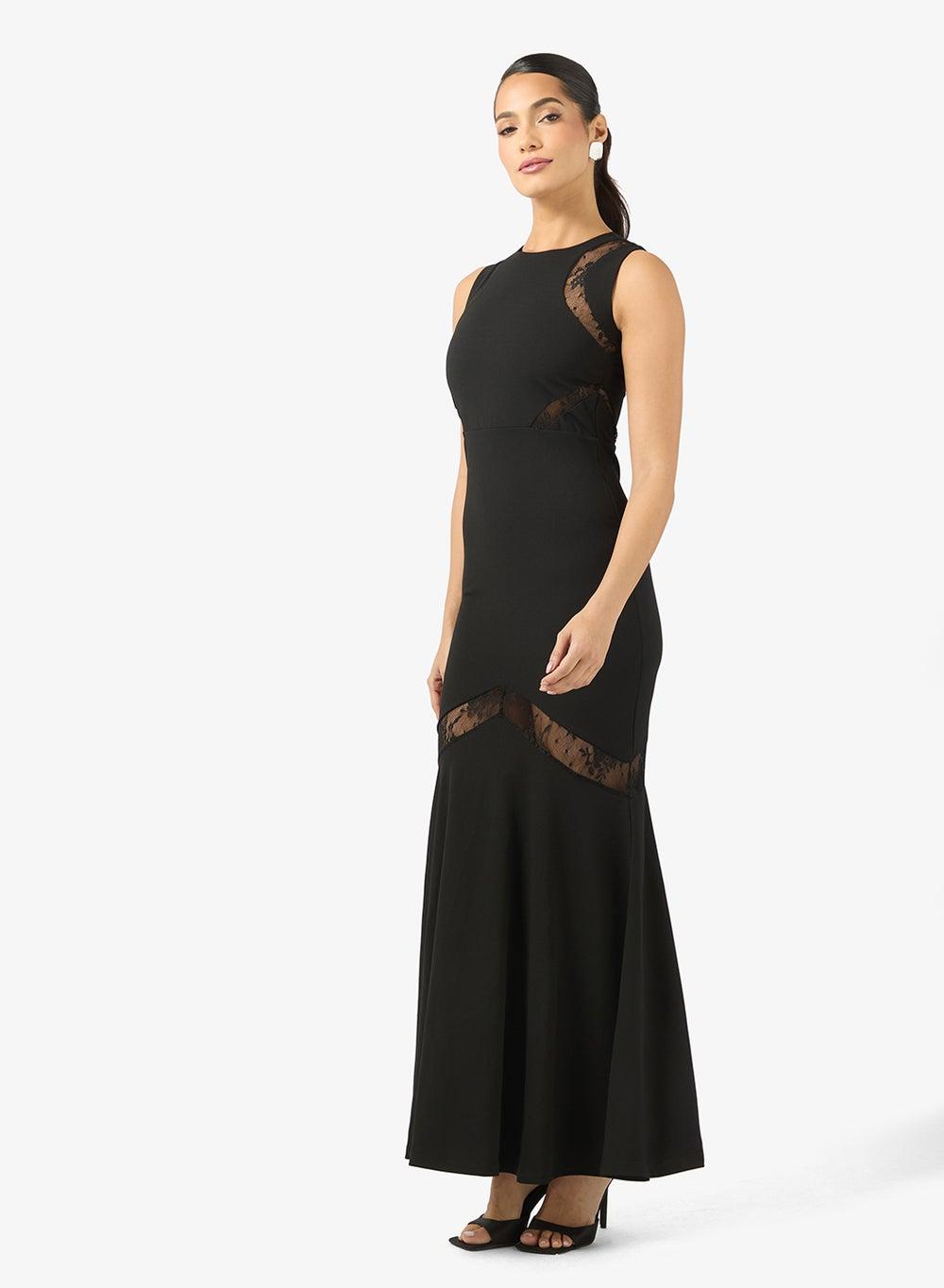 Lace Detail Sleeveless Maxi Dress Bcms25Dr025 - Image 1