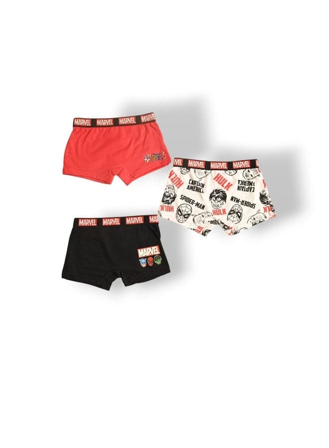MARVEL 3PCS Boys Boxer Set Multicolor - Image 1