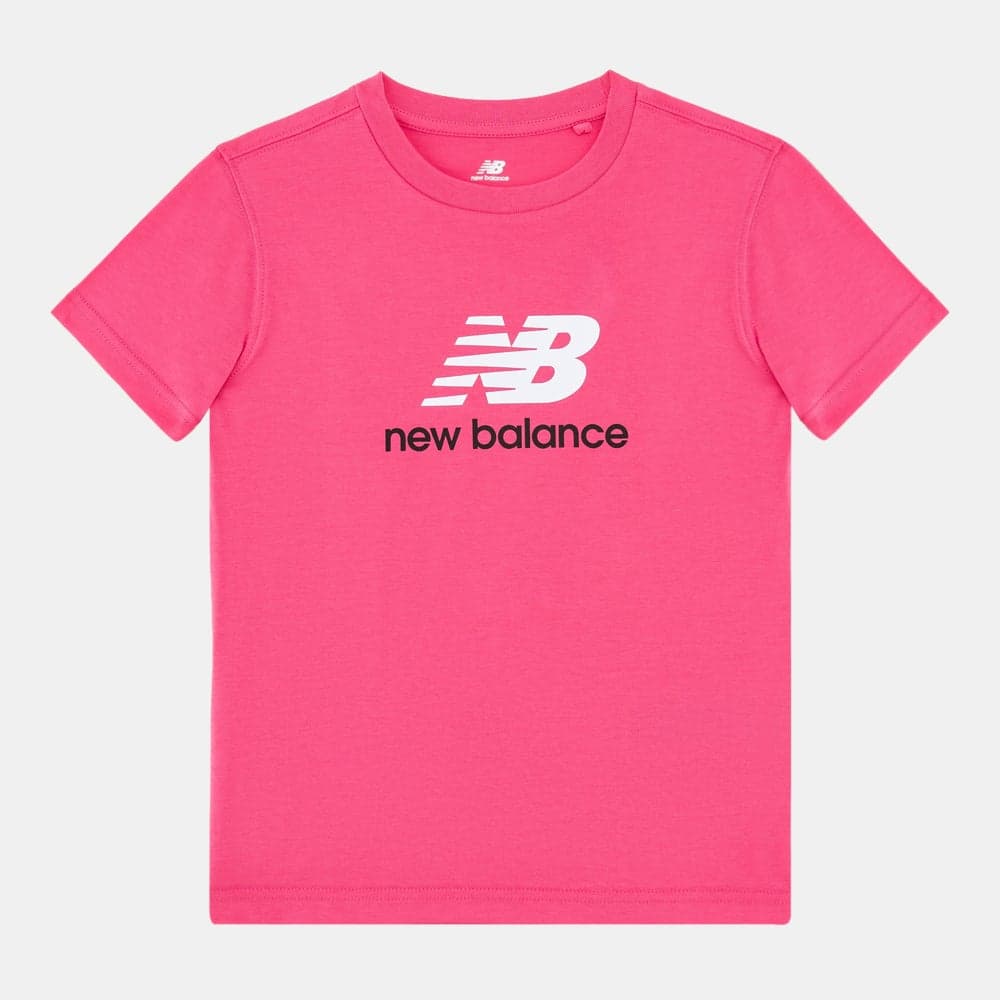 Kids' Jersey Stacked Logo T-Shirt - Image 1