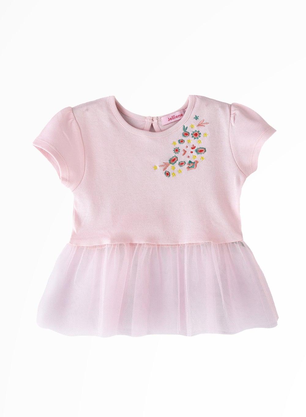 Sunshine Squad Girls Cotton Tee Gcing Sp2403 Pink - Image 1