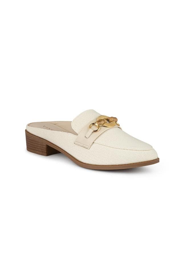 Beige Round Toe Low Heel Pumps Vi20454239 - Image 1