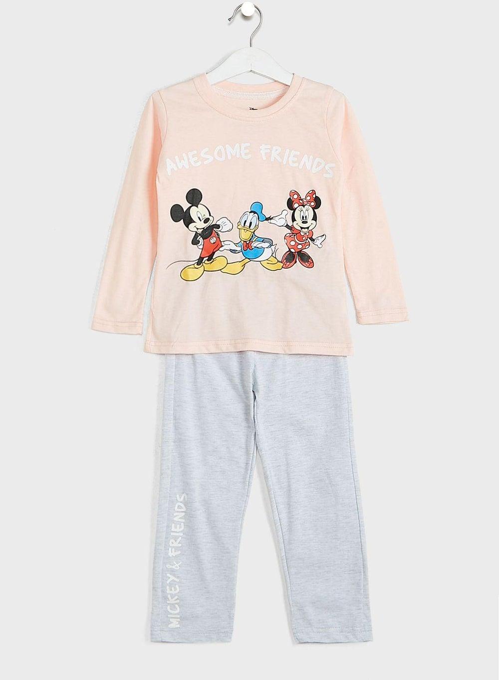 Kids Minnie Mouse & Friends Pyjama Set - Image 1