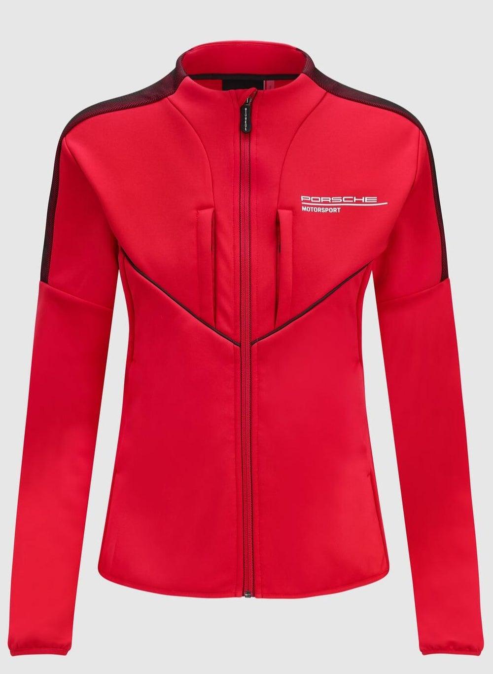 Porsche Motorsport Women’s Softshell Jacket Red - Image 1