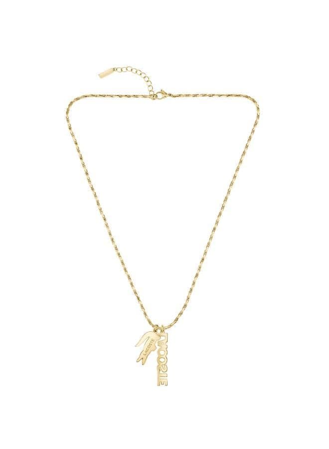 Lacoste Umpire Gold Pendant Chain 2040488 - Image 1