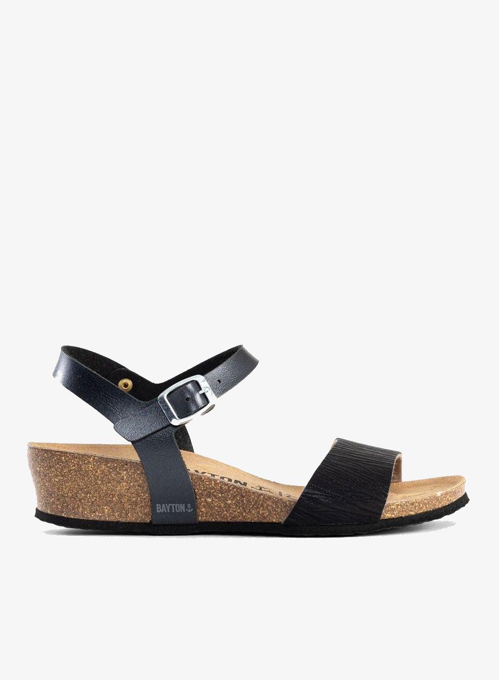Wodonga Multi Strap Cork Wedge Sandals - Image 1
