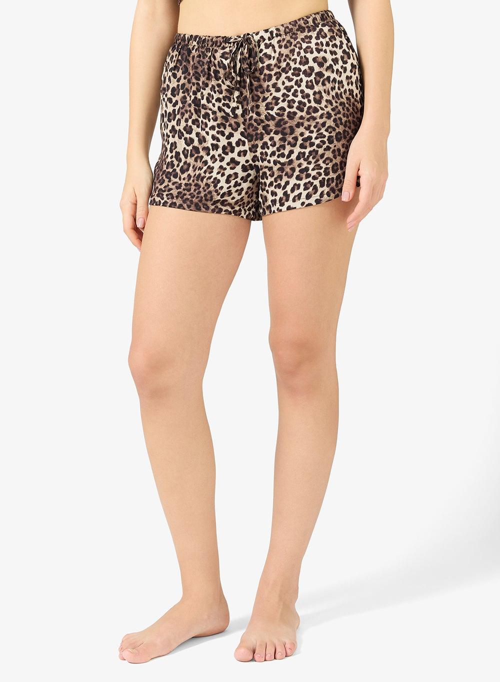 Satin High Waist Lounge Shorts 302800 - Image 1