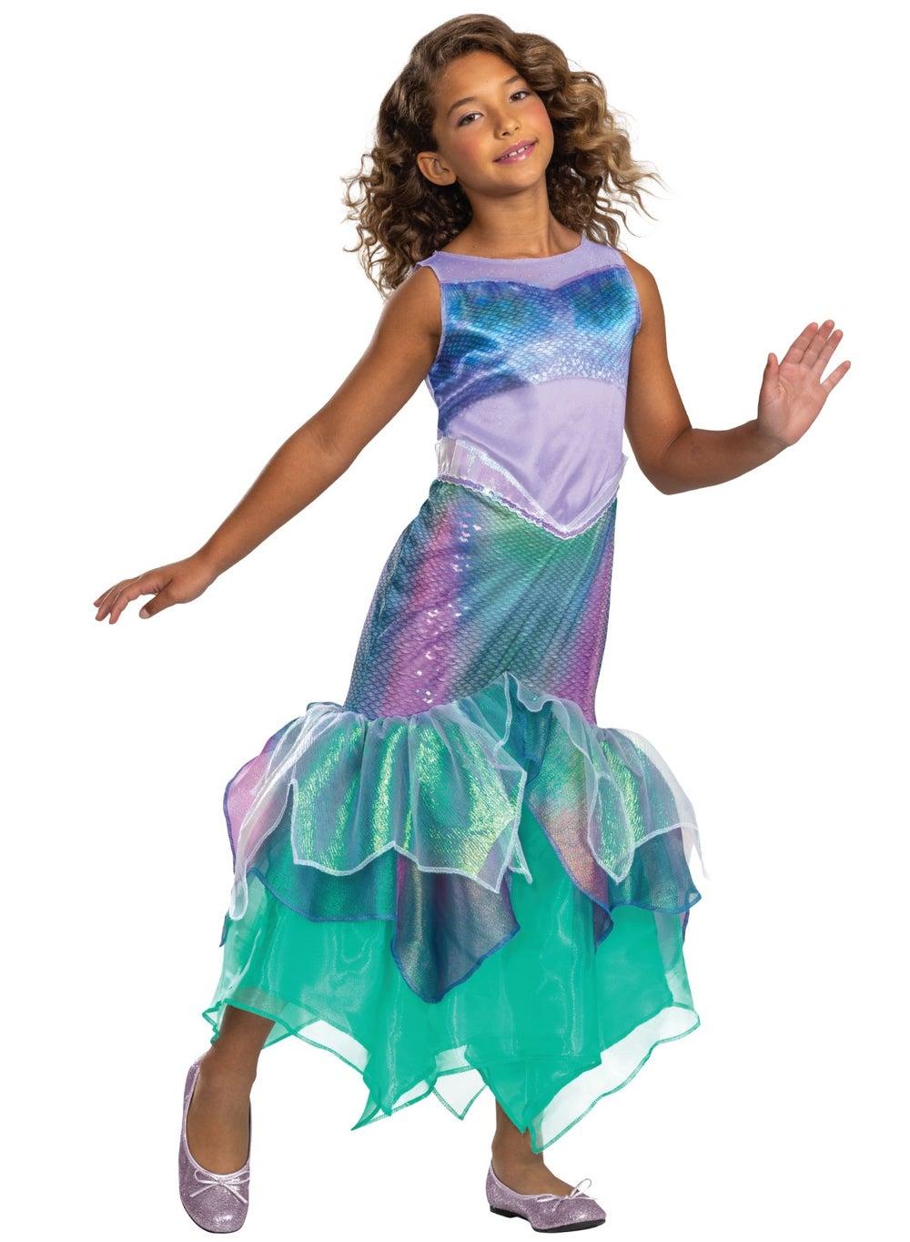 Disney Ariel Deluxe Mermaid Costume for Girls - Image 1