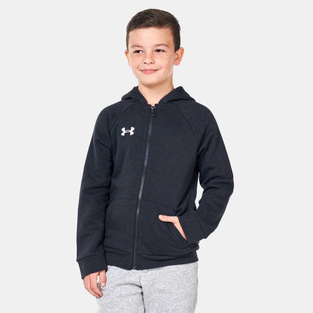Kids' UA Rival Fleece Full-Zip Hoodie - Image 1