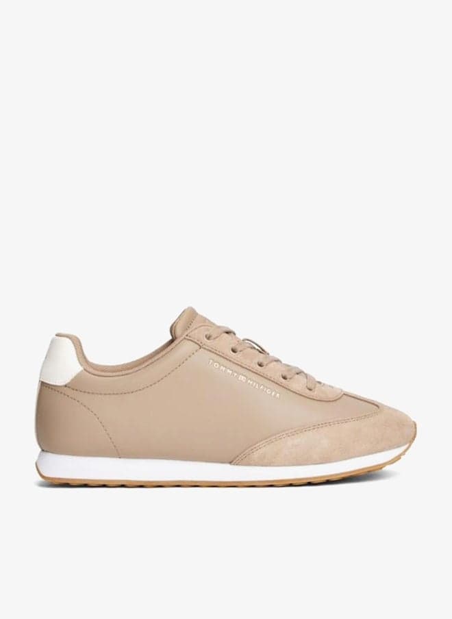 Heritage Runner Mix Panel Leather Sneakers Fw0Fw08831Afe - Image 1
