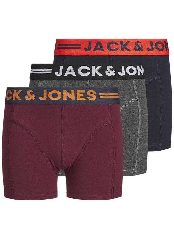 Youth 3 Pack Trunks Cotton Stretch Comfort - Image 1