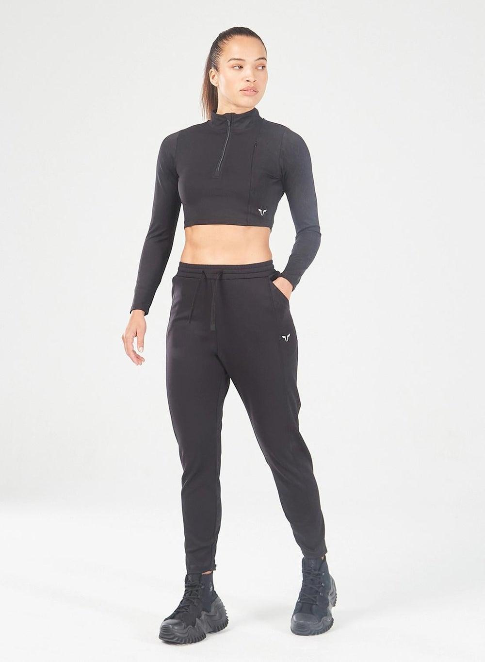 Untamed Qtr Zip Cropped Training Top Wt03476 - Image 1