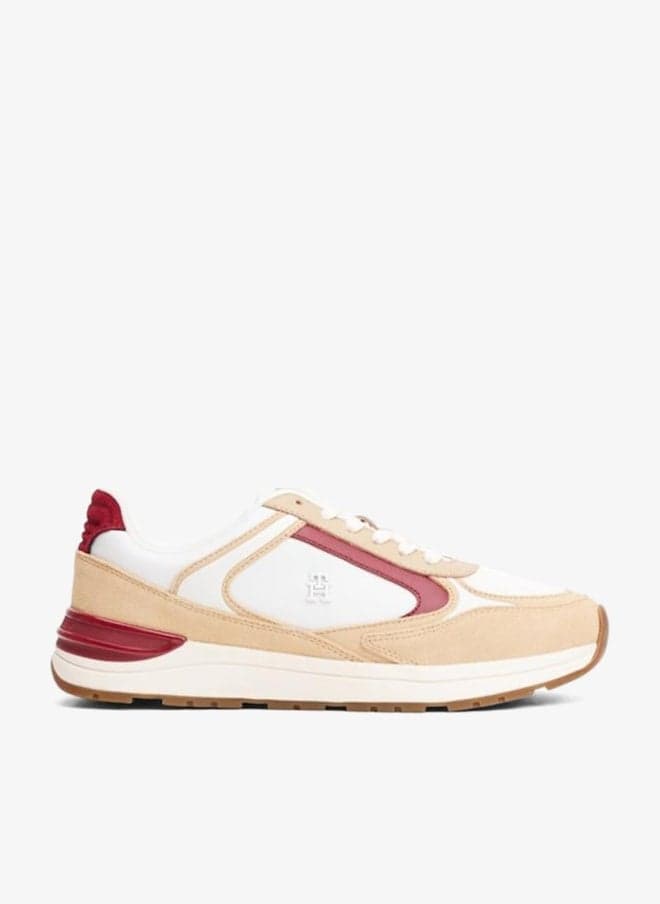Red Suede Runner Mix Sneakers Fw0Fw086930Kq - Image 1