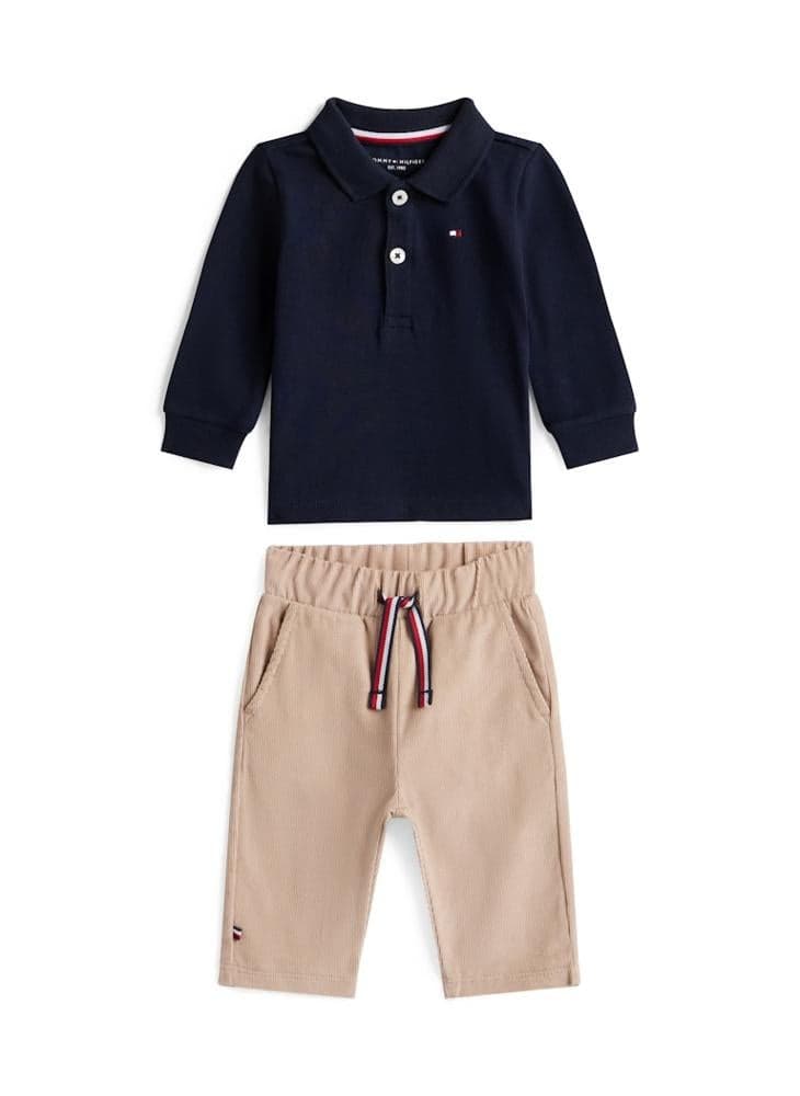 Kids Polo And Cord Pant Gift Pack - Image 1