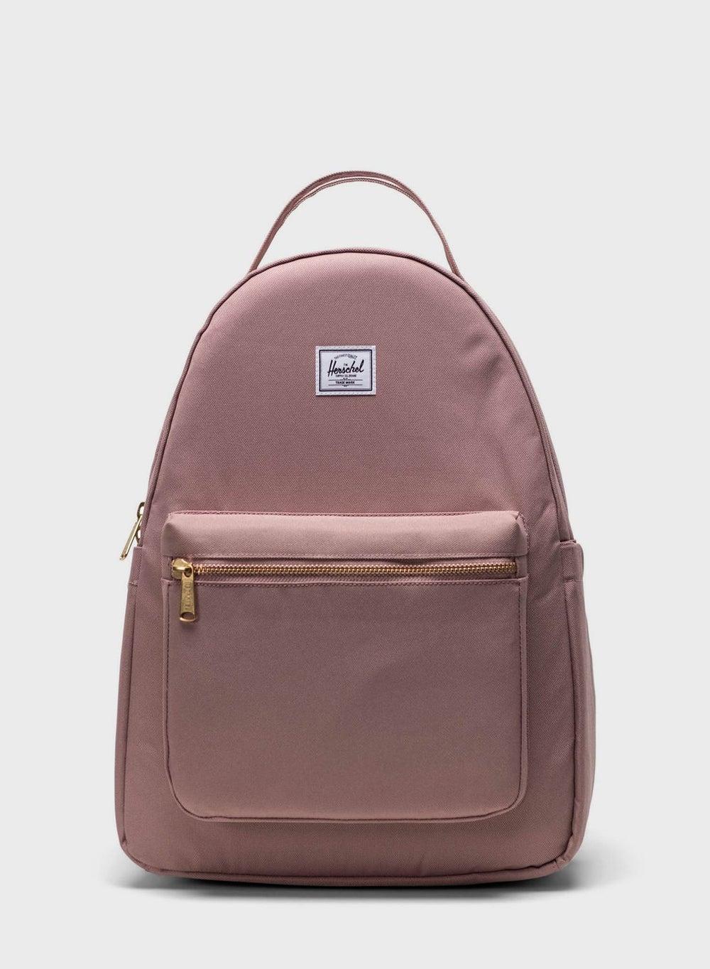 Nova Logo Top Handle Zip Backpack Rosegold - Image 1