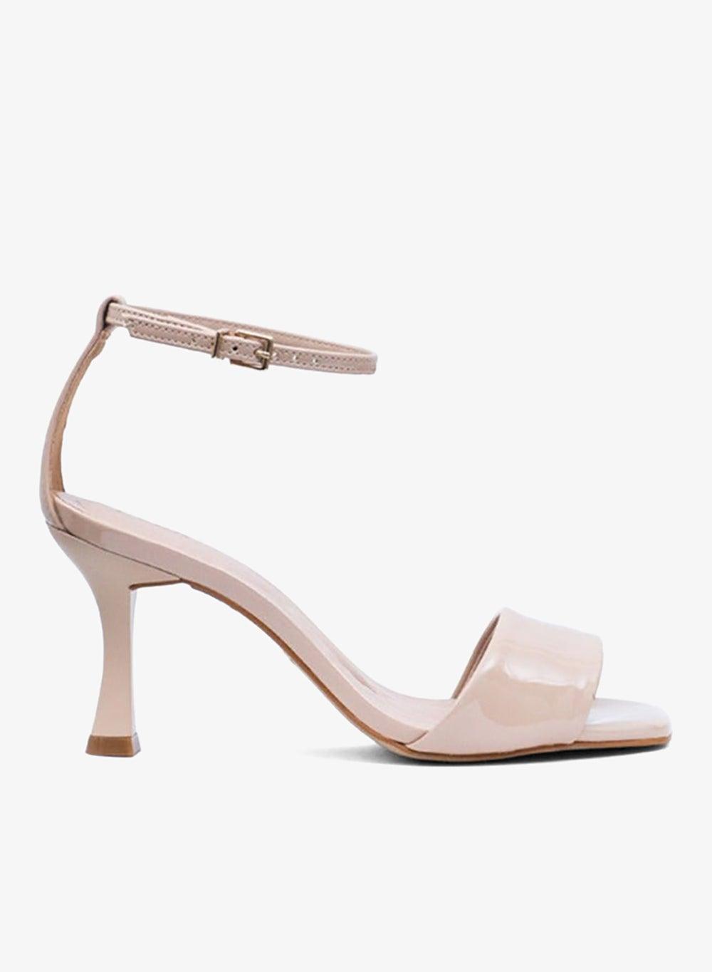 Timeless Chic BCR 040 Nude Square Toe Mules - Image 1