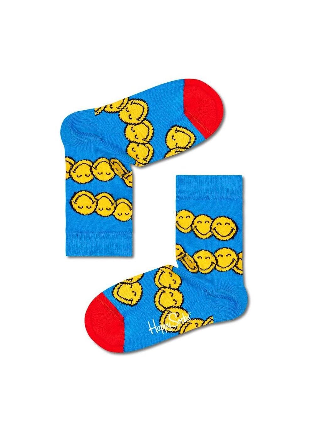 Kids Zen SmileyWorld Cotton Printed Sock - Image 1