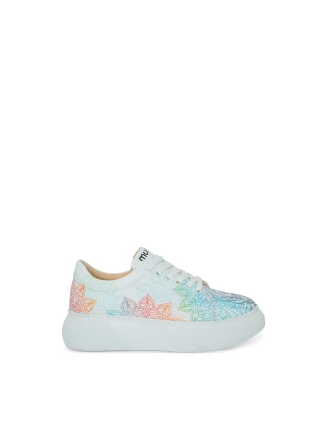 Mandala Elephant Platform Sneakers - Image 1