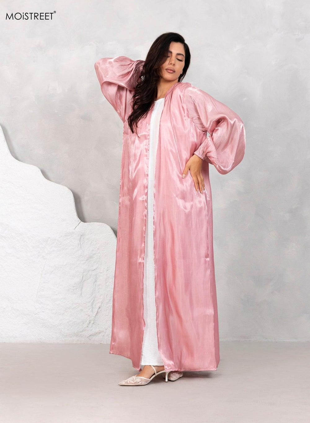 Rotana Organza Shimmer Abaya Set - Image 1