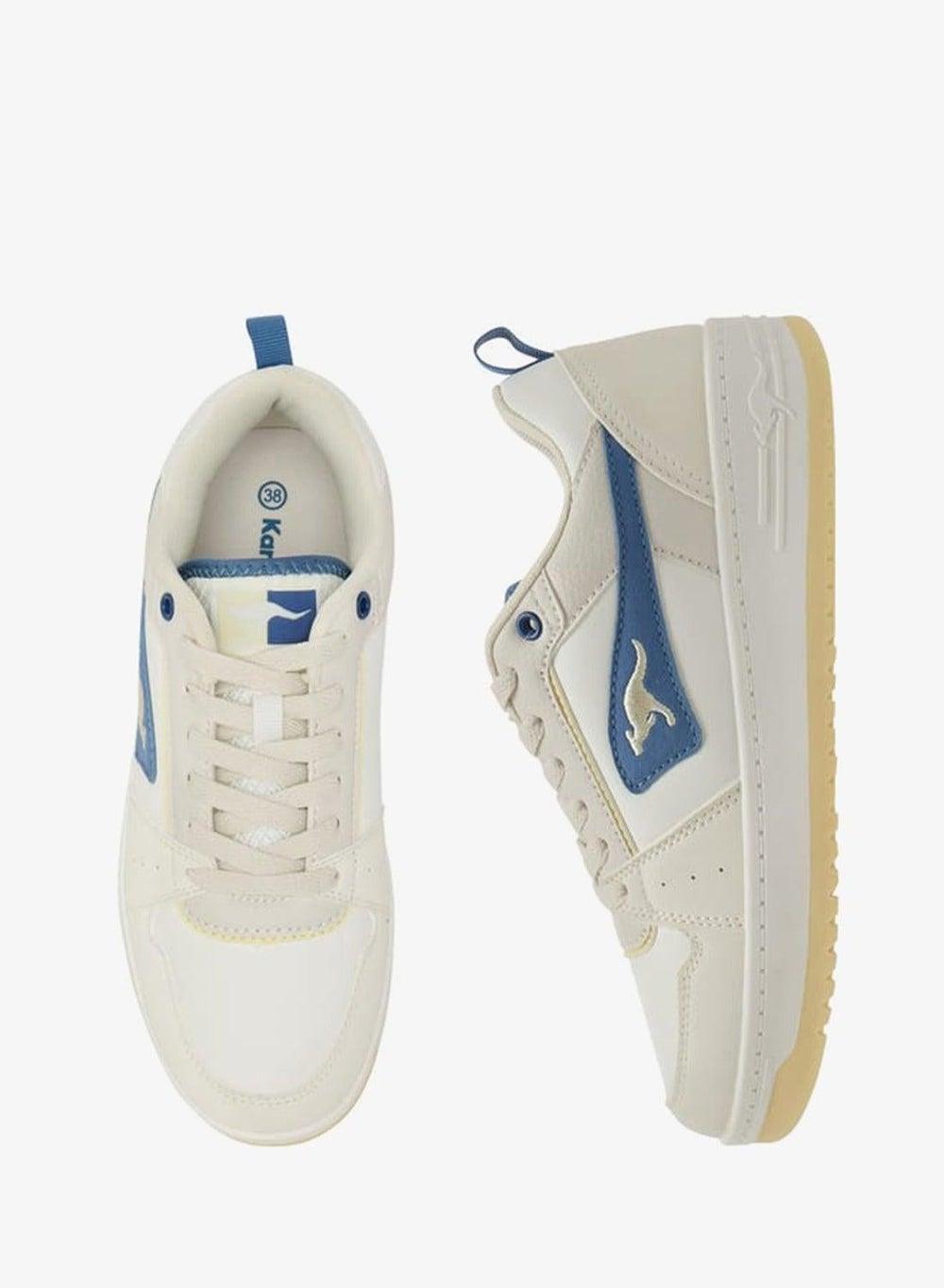 30059 White Panelled Women's Performance Sneakers - Image 1
