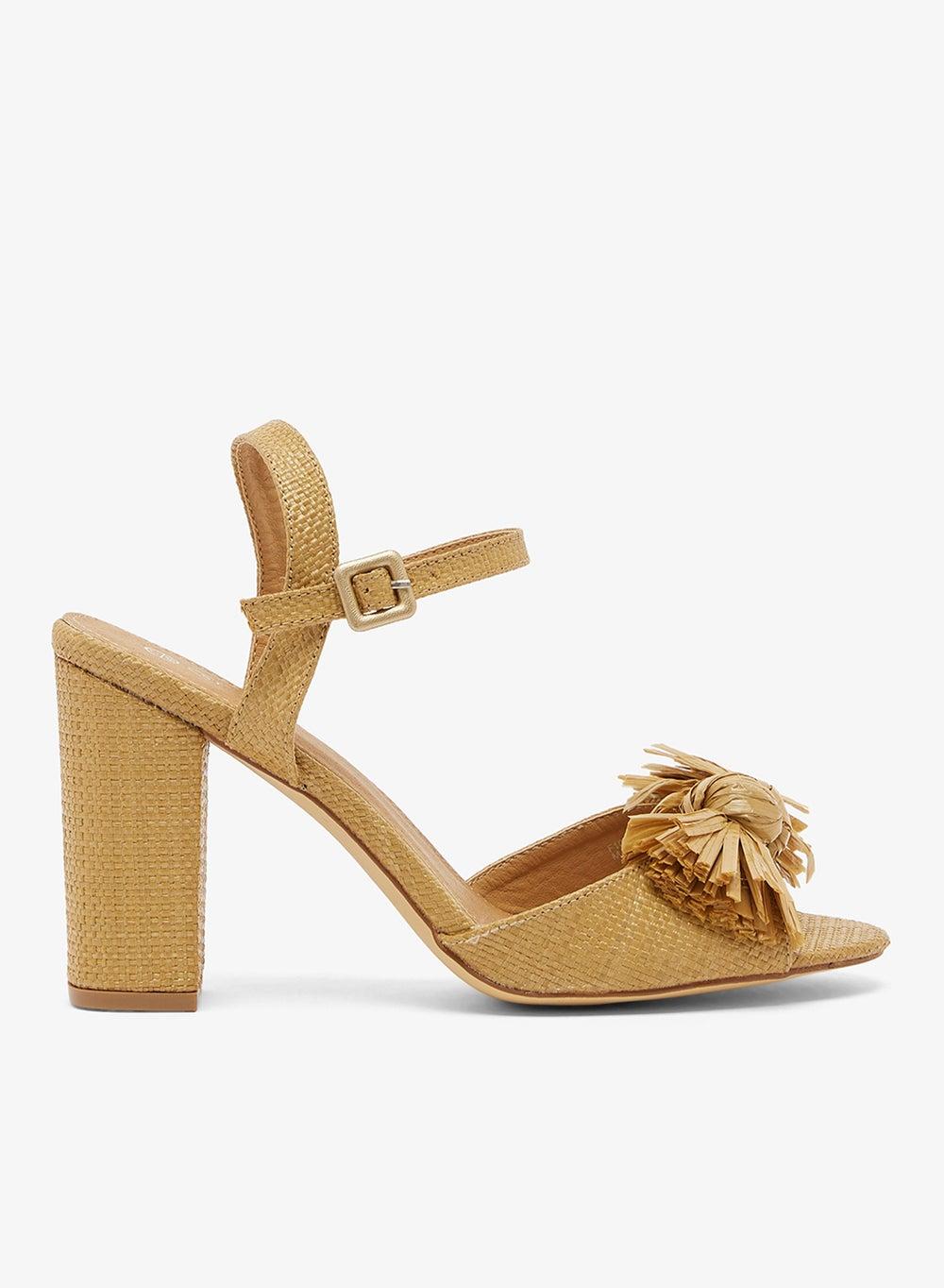 Beige High Heel Sandal – Elegant Lift Design - Image 1