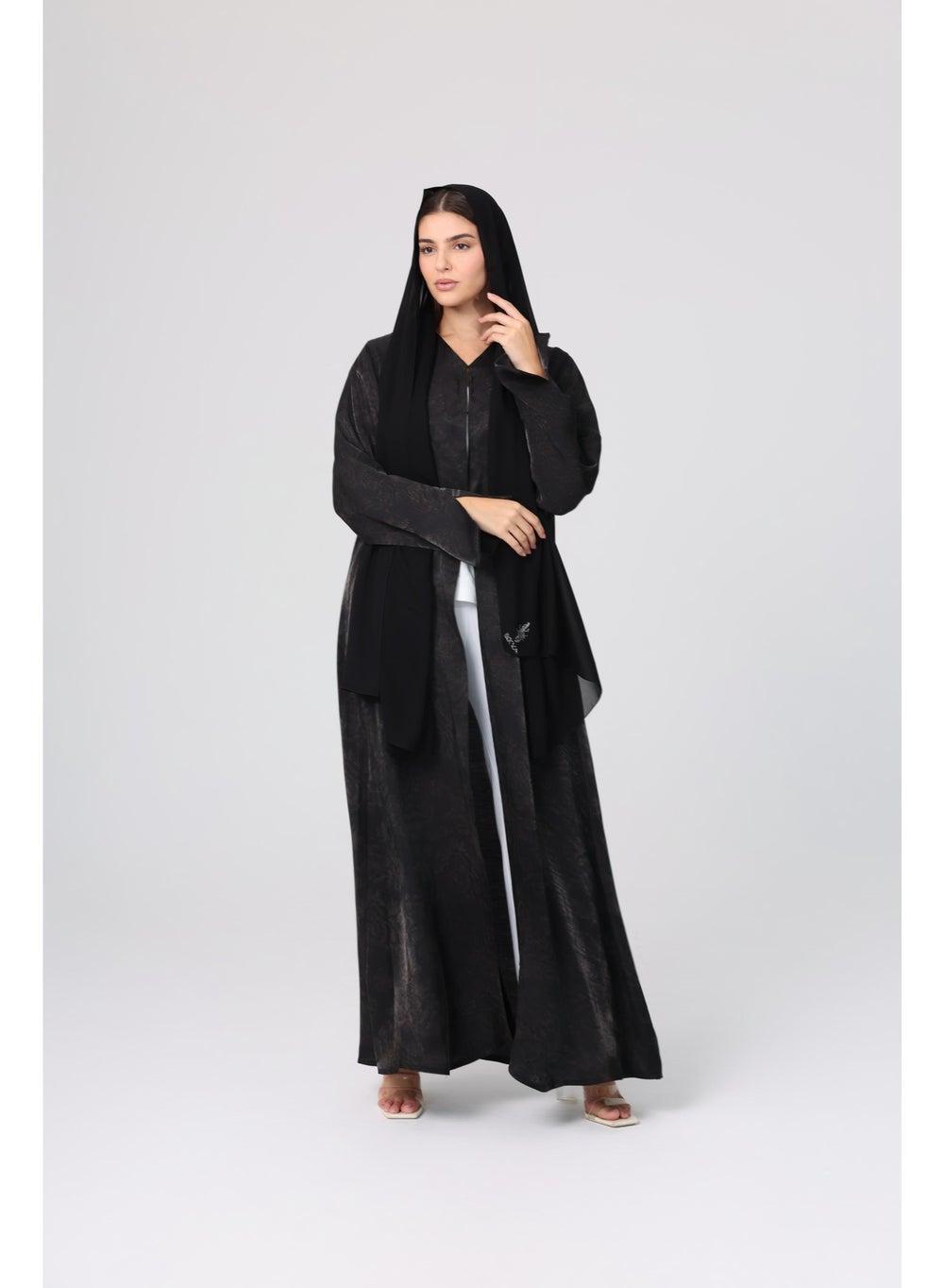Shimmer Fabric Modest Abaya ABY1068 - Image 1