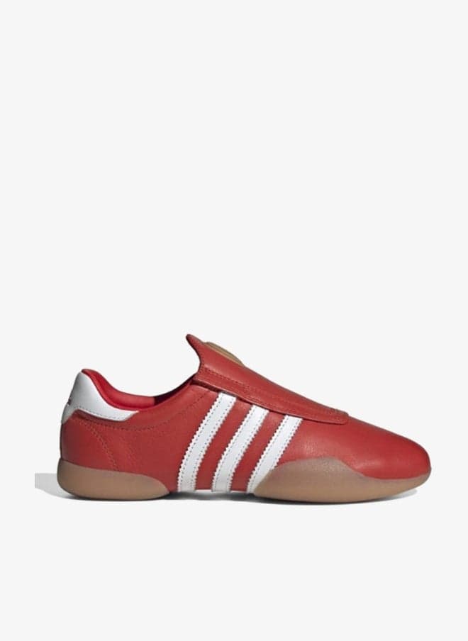 Taekwondo Mei W Red Originals Leather Slip-On Sneakers - Image 1