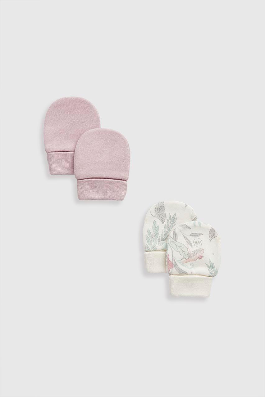 Enchanted Baby Mitts 2 Pack Soft Cotton Essentials - Image 1