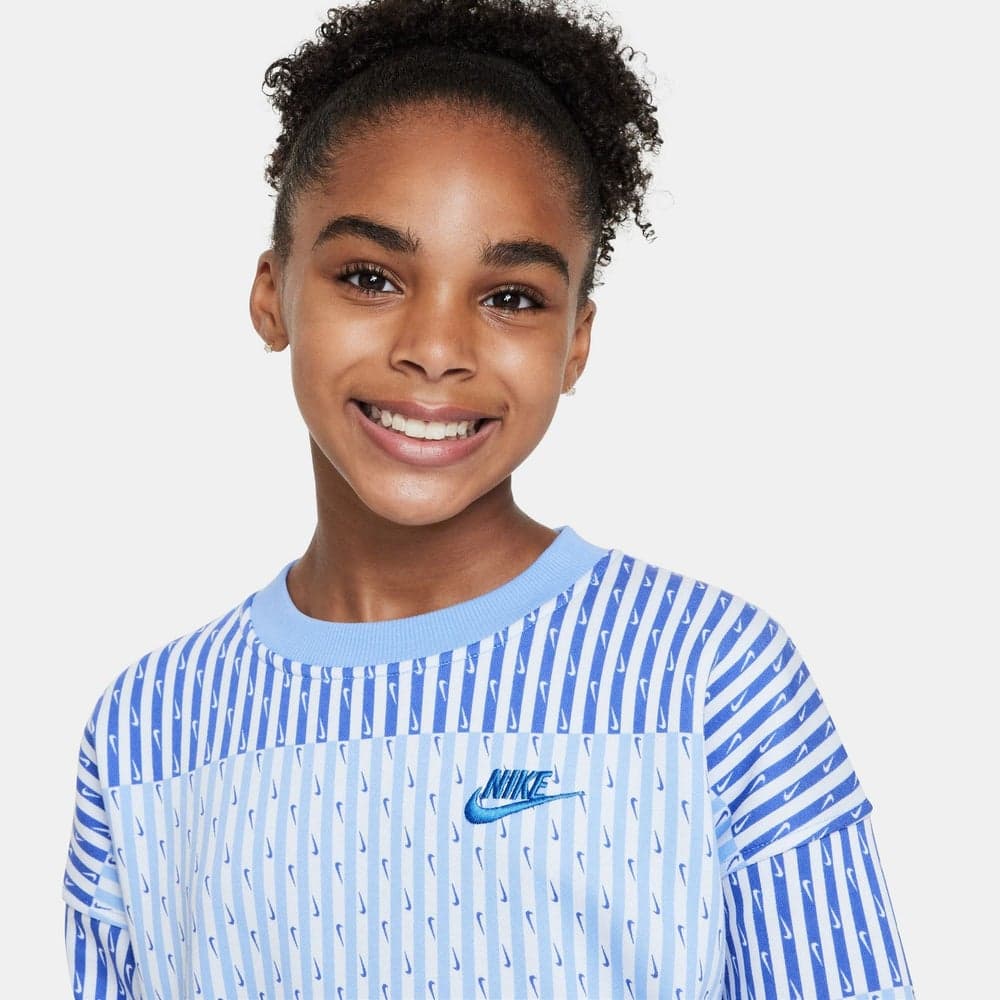 Nike Kids Club Fleece Sweatshirt Blue - Image 1