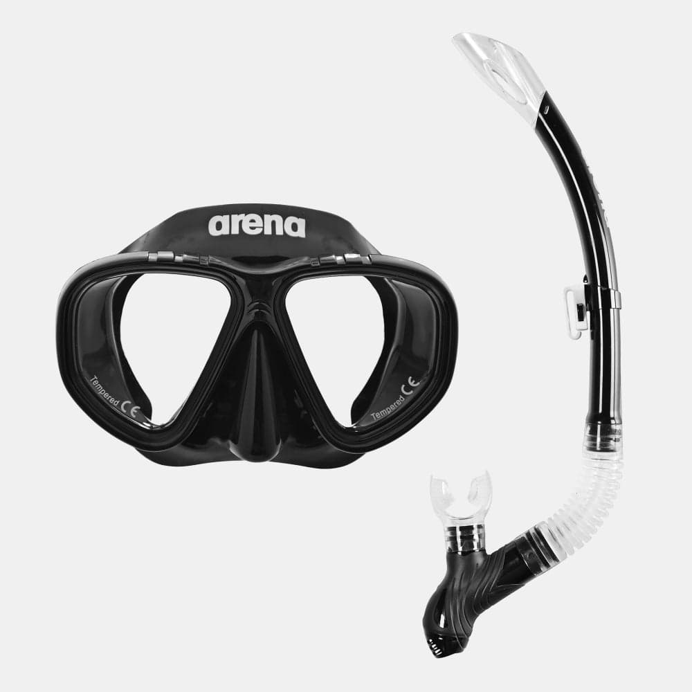 Arena Kids’ Premium Snorkeling Set – Black Sports Gear - Image 1
