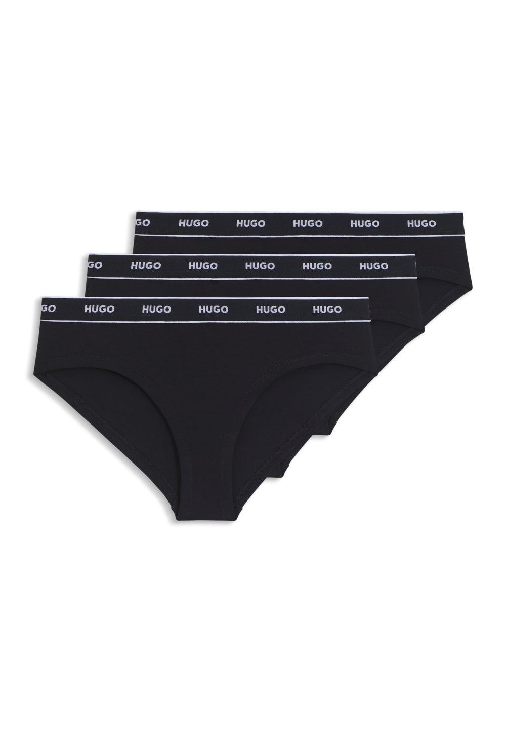 HUGO Stretch-Cotton Logo Waistband Briefs 50469657001 - Image 1