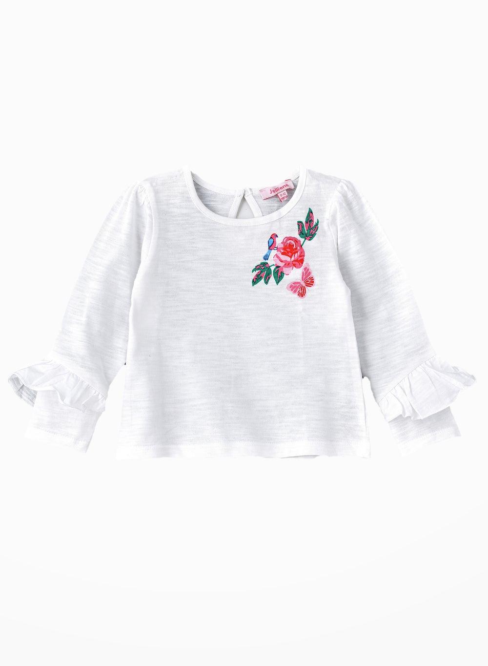 Cozy Knit Girls Long Sleeve T-Shirt Xfbing210 - Image 1