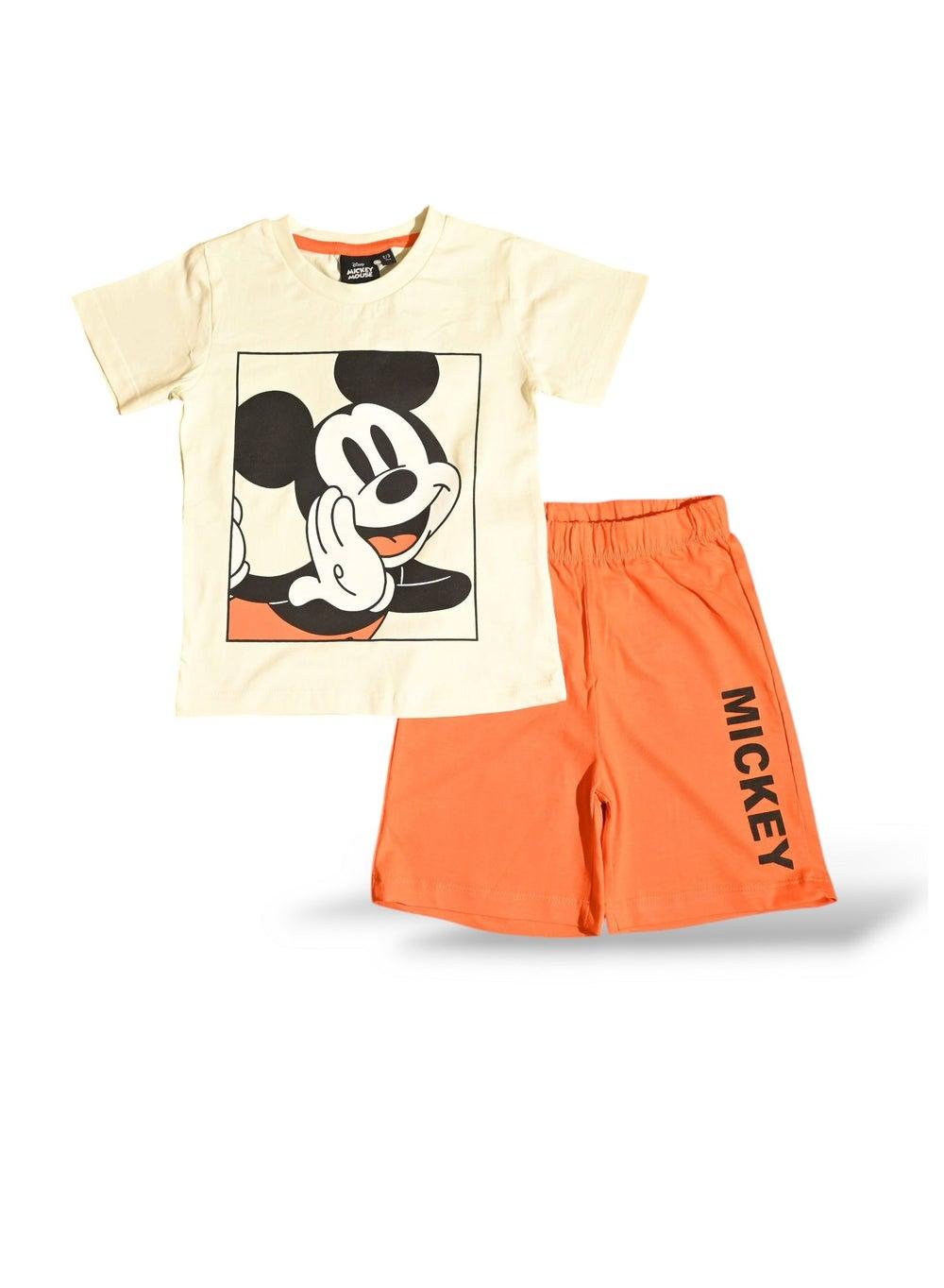 Mickey Mouse Boys Multicolor Short Set - Image 1